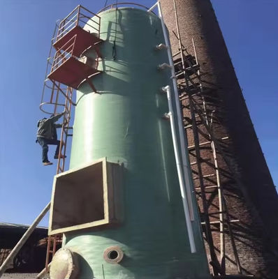 Spray Desulfurization Tower Wet Spraying Purification FRP Tower Gas Scrubber