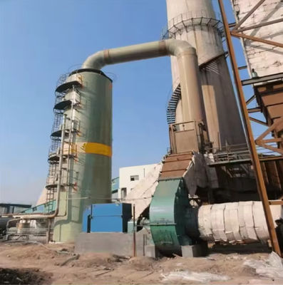 Spray Desulfurization Tower Wet Spraying Purification FRP Tower Gas Scrubber