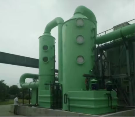 Mini Flue Fume Gas Desulfuration So2 Absorption Tower FRP Environmentally Friendly And Efficient