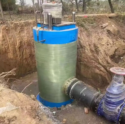 Huge Capacity Integrated Sewage Lifting Station Prefabricated Wastewater Pump Station