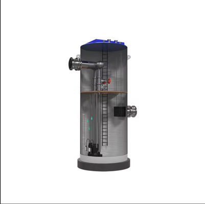 High Capacity GRP/FRP Integrated Precast Pump Station For Sewage Treatment Plant High Head Long Life