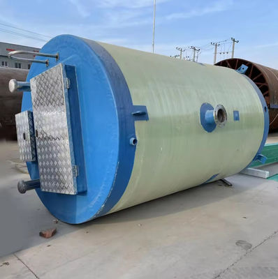 Hoogkop Frp geïntegreerd hefpompstation Regenwateropvang Frp voorafgefabriceerd Begraven rioolpompstation