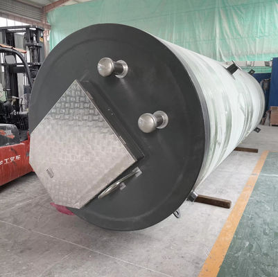 Hoogkop Frp geïntegreerd hefpompstation Regenwateropvang Frp voorafgefabriceerd Begraven rioolpompstation
