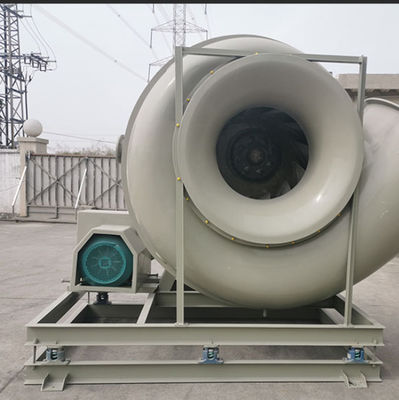 High Wind Power Low Noise Round Frp Centrifugal Blower Fan High Strength Anti Corrosion Not Easy To Aging