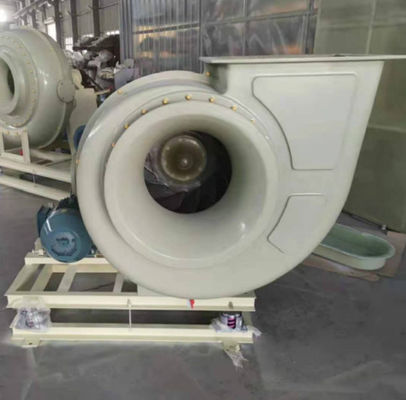 High Wind Power Low Noise Round Frp Centrifugal Blower Fan High Strength Anti Corrosion Not Easy To Aging