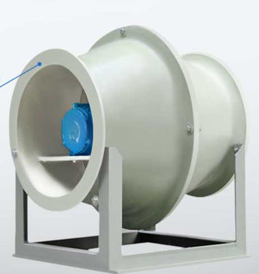 Fiberglass Reinforced Plastic Inclined Flow FRP Fan Frequency Conversion FRP Duct Fan