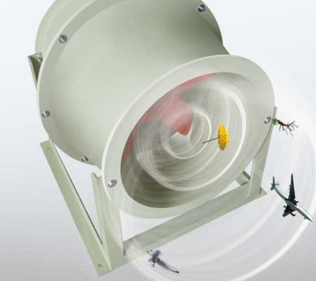 Fiberglass Reinforced Plastic Inclined Flow FRP Fan Frequency Conversion FRP Duct Fan