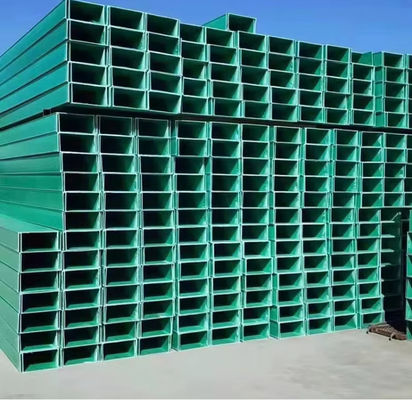 Pultruded Fiberglass Reinforced Plastic GFRP FRP Profiles Cable Bridge Trough