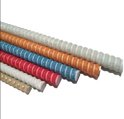 High Strength Corrosion Resistant Gfrp Fibreglass Rebar All Size Long Service Life