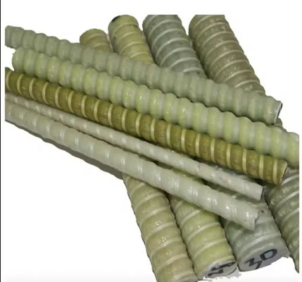 High Strength Corrosion Resistant Gfrp Fibreglass Rebar All Size Long Service Life