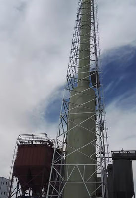 Wear Resistant And Temperature Resistant FGD FRP Pipe Frp Chimney Customized Size