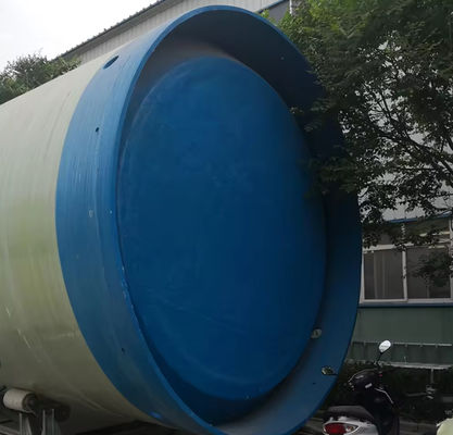 Grp Fibra de vidro Frp Estação de bombeamento de esgotos Prefabricado Integrado Águas residuais domésticas
