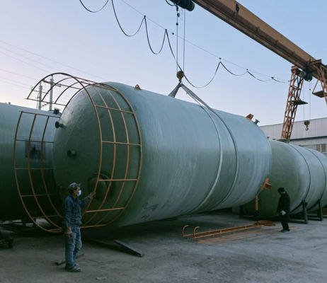 Pressure Storage Fiberglass Water Tanks Vertical FRP Tanks Frp Vessel