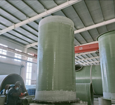 Large Diameter FRP GRP Tank Vertical Storage Tank Oil Acid Juice Storage Tank