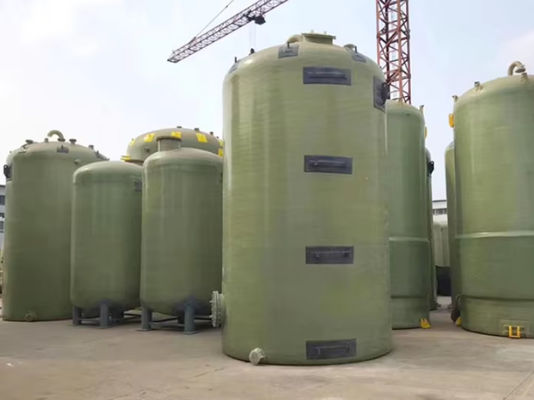 Multiple Mediums Large FRP Grp Storage Tank Water Acid/Alkali Vertical Horizontal Or Special Shapes