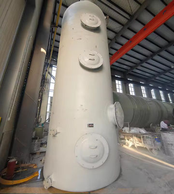 Strong Waste Gas Frp Purification Tower / Sulfuric Acid Absorption Tower Smooth