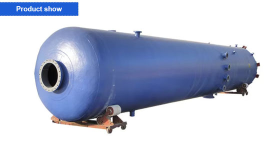 Eco Friendly Customizable Gelcoat FRP GRP Packed Absorption Tower Column Tower Acid Mist Scrubber Absorption Tower