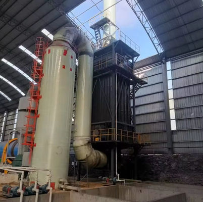 High Purification Efficiency Frp Tower / Ammonia / Acid Mist Scrubbing / Gas Scrubbers Air Cleaning Treatment