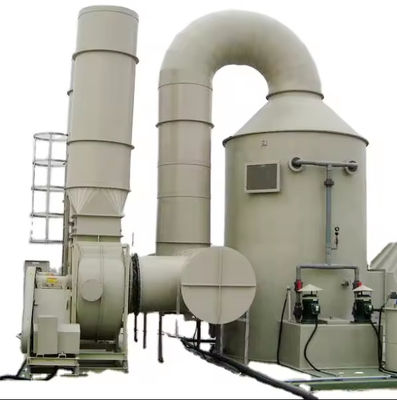 Customized FRP Industrial Waste Gas Frp Absorption Tower Smooth Surface Treatment