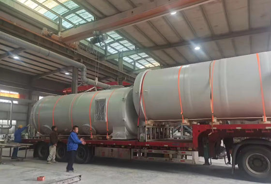 Acid Mist / Ammonia Absorption Water Scrubber Spray Frp Tower Welding Fume Extractor For Industrial