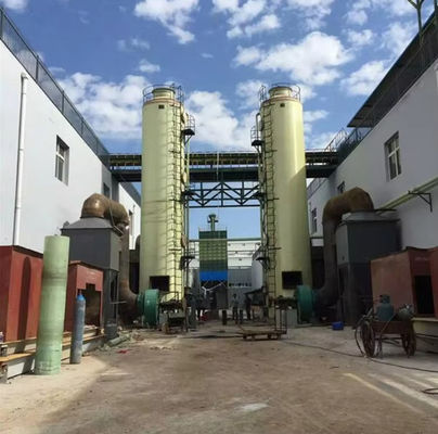 Eco Friendly Fiberglass GRP FRP Absorption Purification Tower For Waste Acid Gas Treatment Equipment