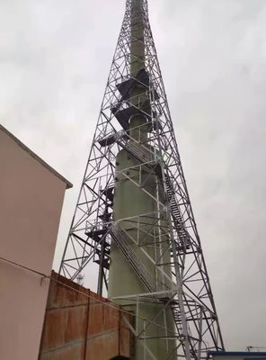 Multiple Layer Sprayer FRP Desulfurization Scrubber Tower For  Industry Wet Gas Fume