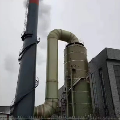 Long Service Life Waste Gas Desulfurization Tower FRP GRP Washing Dust Tower