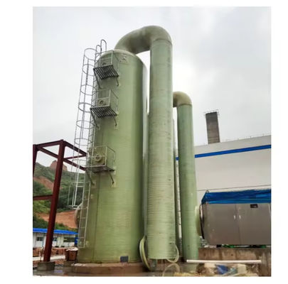 Long Service Life Waste Gas Desulfurization Tower FRP GRP Washing Dust Tower