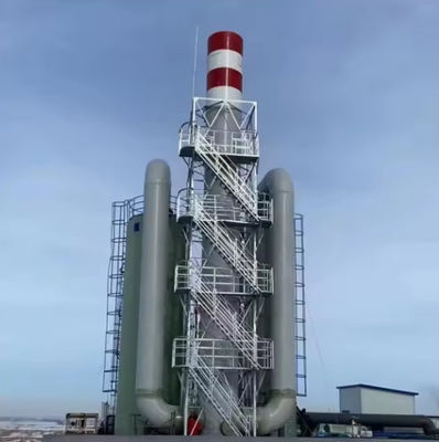 FRP GRP Desulfurization Scrubber Wet Dust Collector Waste Gas Scrubber Adsorption Column