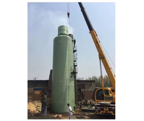 FRP GRP Desulfurization Scrubber Wet Dust Collector Waste Gas Scrubber Adsorption Column