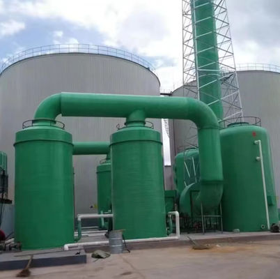 Torre de dessulfuração de FRP de alta resistência Torre de FRP / Esfregar Amônia / Esfregar Gás