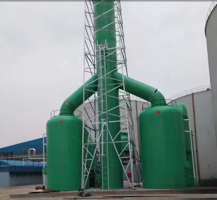 Torre de dessulfuração de FRP de alta resistência Torre de FRP / Esfregar Amônia / Esfregar Gás