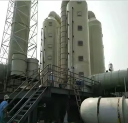 FRP Glass Fiber Reinforced Plastics Packed Tower Cyclone Plate Tower Spray Tower Desulfurization tower