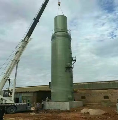 FRP Fiberglass Desulfurization Purification Absorber Tower GRP Scrubber FRP Tower