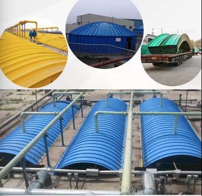 Professionele afvoerpoel Grp FRP dekking Plaat gasverzamelhoed FRP dekking