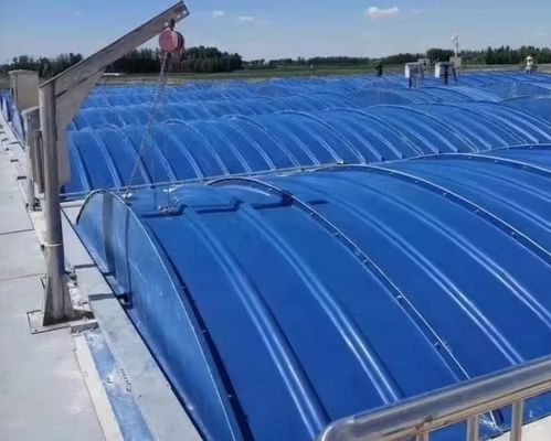 Professional Sewage Pool Grp FRP Cover Plate Gas Collecting Hood FRP Cover