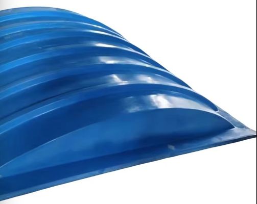 Blue White Green Grey Color Customized Wastewater Tank Covers Arch Gas Collecting Hood Frp Cover