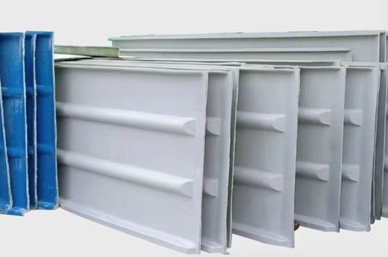 Blue White Green Grey Color Customized Wastewater Tank Covers Arch Gas Collecting Hood Frp Cover