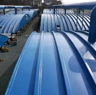 High Strength Lightweight Frp Grp Wastewater Pool Cover For Petrochemical Pollution Industry