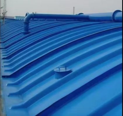 FRP Rain Cover FRP Sewage Pool Arched Cover Odor Collection Sealed Exhaust Gas Arc Anti Odor