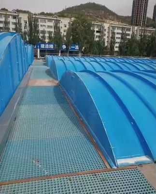 Corrosion Resistant Frp Grp Wastewater Tank Cover For Sewage Treatment System Engineering