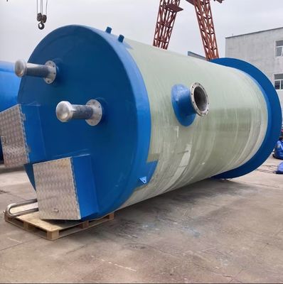 Reliable Customized FRP Prefabricated Submersible Pumping Station For Water Lifting And Sewage Treatment Solution