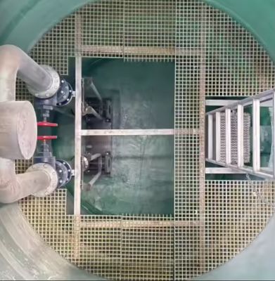 Equipamento de desvio de águas pluviais enterradas Estação de bombeamento de esgoto doméstico Estação de bombeamento de elevação de esgoto FRP
