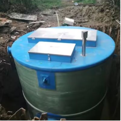 Integrated Precast Pump Station FRP Underground Fully Automatic Sewage Pumping Station