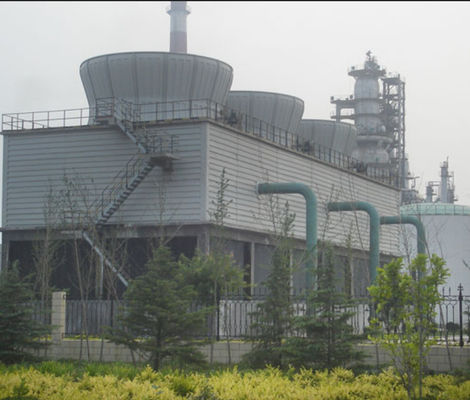 High Heat Transfer Efficiency Low Noisecross Flow And Counter Flow Cooling Tower FRP Square / Round
