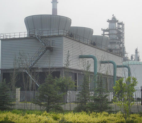 Square / Round Counterflow GRP Frp Structure Cooling Tower Low  Maintenance Cooling Fast