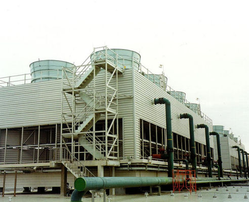 FRP Counter Flow Cooling Tower Square Round GRP Square Cross Flow Type Cooling Tower