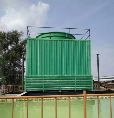 Outdoor Industrial Water FRP Cooling Tower Square / Round GRP Counterflow And Crossflow Cooling Towers