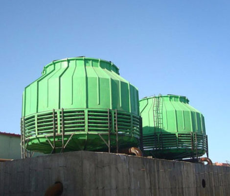Low Energy Consumption Frp Type Cooling Tower Fast Temperature Reduction Low Noisy GRP Square Circular Cooling Tower