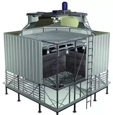 Low Energy Consumption Frp Type Cooling Tower Fast Temperature Reduction Low Noisy GRP Square Circular Cooling Tower